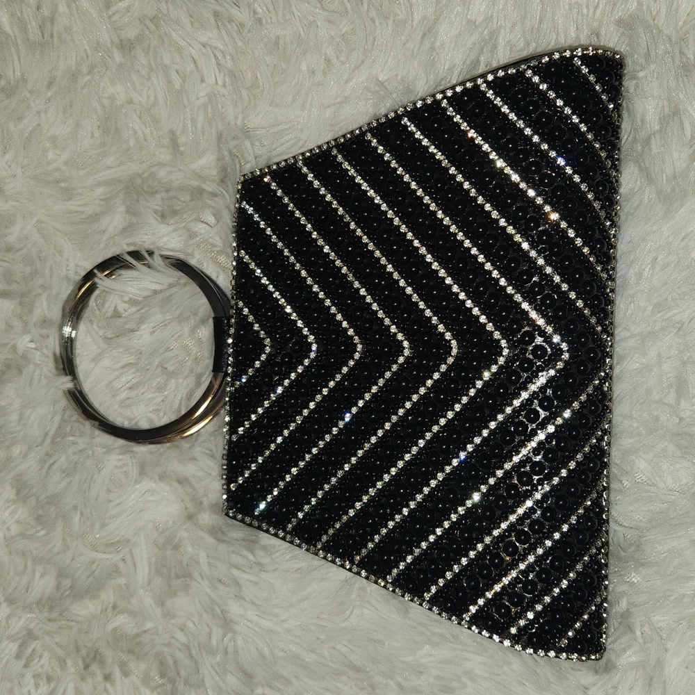INC Brynn Chevron Clutch